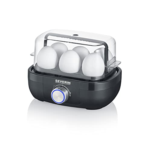 SEVERIN Cuit-œufs 420 W, Appareil de cuisson pour 1 à 6 œufs