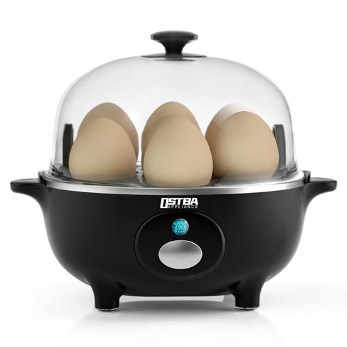 OSTBA Cuiseur Oeuf, cuisinier dœufs de 360 W, 7 œufs faciles