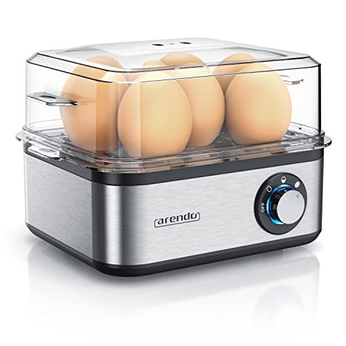 arendo - Cuiseur à œufs en Acier Inoxydable Eightcook 500 W 