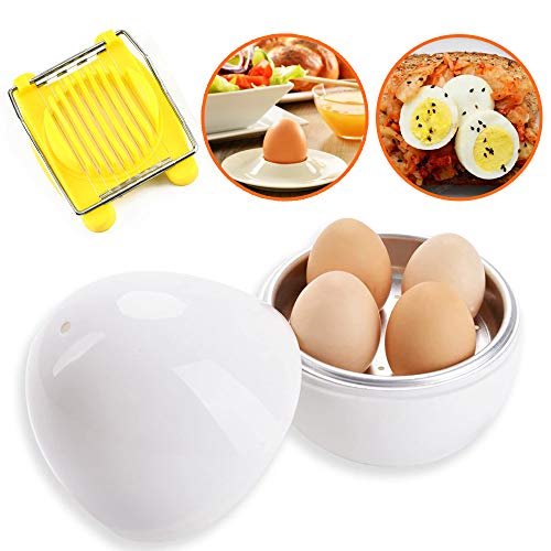 Aloskart Cuiseur à œufs pour Micro-Ondes, sans BPA et sans m